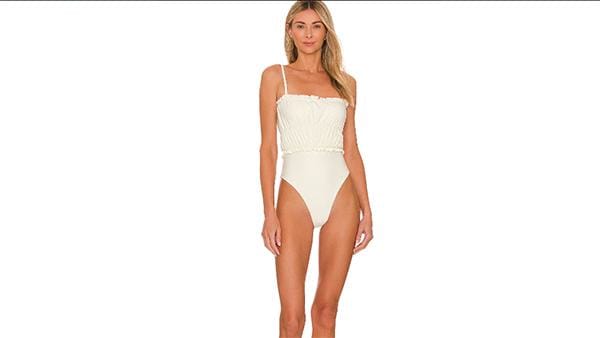 revolve white one piece